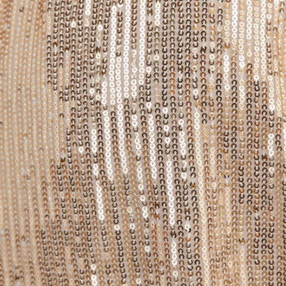 Brady Belted Sequin Mini Shirt Dress | VICI Gold Medium | Brand New NWT - Picture 5 of 6